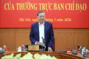 Tổng Bí thư Tô Lâm chủ trì họp hoàn thiện thể chế, pháp luật quý I/2026