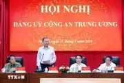 Tổng Bí thư Tô Lâm dự hội nghị Đảng ủy Công an Trung ương