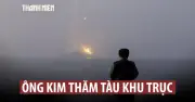 Triều Tiên đẩy mạnh đóng tàu chiến: Kim Jong-un thị sát tàu khu trục lớp Choe Hyon
