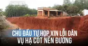 Vụ nhà dân bên mép vực ở Đồng Nai: Chủ đầu tư họp mặt xin lỗi người dân