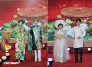 Vẻ đẹp tự tin của học sinh Trường THCS Ngô Sĩ Liên trong cuộc thi thanh lịch