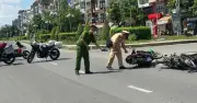 Va chạm xe công nghệ và người băng qua đường, một người tử vong tại TP.HCM