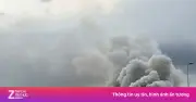 Video ghi lại vụ cháy lớn tại nhà máy lọc dầu quốc doanh của Bahrain