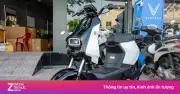 VinFast Amio: Xe máy điện có bàn đạp với thiết kế gọn gàng, tầm hoạt động 65 km