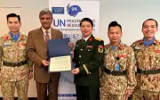 Việt Nam lần đầu được Liên Hợp Quốc công nhận khóa huấn luyện gìn giữ hòa bình đạt chuẩn quốc tế