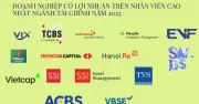 VIX Dẫn Đầu Top 15 Doanh Nghiệp Tài Chính Với Lợi Nhuận 78,1 Tỷ Đồng/Nhân Viên