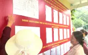 Xã đảo Tân Hiệp rộn ràng chuẩn bị bầu cử Quốc hội giữa biển động