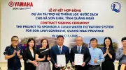 Yamaha Motor Việt Nam tài trợ 3 tỷ đồng lắp đặt hệ thống lọc nước sạch tại Quảng Ngãi