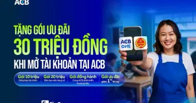 ACB Triển Khai Gói Ưu Đãi 30 Triệu Đồng, Hỗ Trợ Hộ Kinh Doanh Chuyển Đổi Số