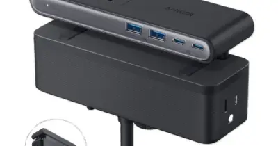 Anker Nano Power Strip: Giải Pháp Gọn Gàng Cho Bàn Làm Việc Với Thiết Kế Kẹp Thông Minh
