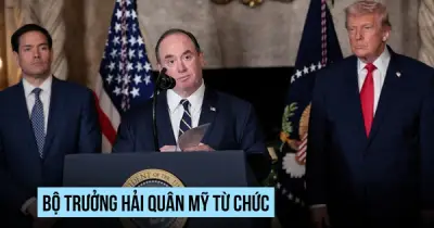 Bộ trưởng Hải quân Mỹ bất ngờ từ chức, gây chấn động chính trường Washington