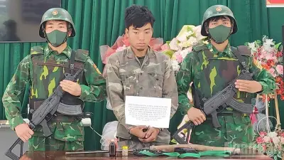 Bắt đối tượng tàng trữ súng, đạn tại biên giới Sơn La