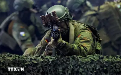 Đức chi tiêu quốc phòng lớn thứ tư thế giới, đạt 114 tỷ USD