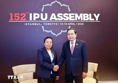 Chủ tịch Quốc hội Trần Thanh Mẫn tiếp Phó Chủ tịch Quốc hội Lào