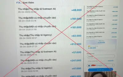 Cảnh báo lừa đảo kiếm tiền qua livestream và sàn thương mại điện tử tại Phú Thọ