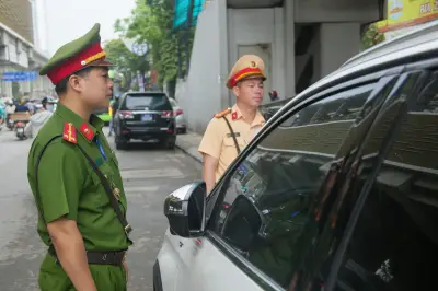 CSGT Hà Nội triển khai thiết bị đặc biệt xử lý vi phạm giao thông sáng sớm