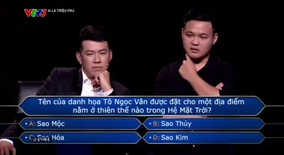 Câu hỏi khó về Tô Ngọc Vân trong 'Ai là triệu phú' gây tranh luận sôi nổi