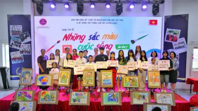 Cuộc thi vẽ tranh 'Những sắc màu cuộc sống' ghi nhận sự chuyển dịch sang biểu đạt cá nhân