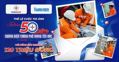 EVNHCMC và Báo Thanh Niên phát động cuộc thi ảnh kỷ niệm 50 năm ngành điện TP.HCM