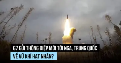 G7 bày tỏ lo ngại về vũ khí hạt nhân với Nga và Trung Quốc