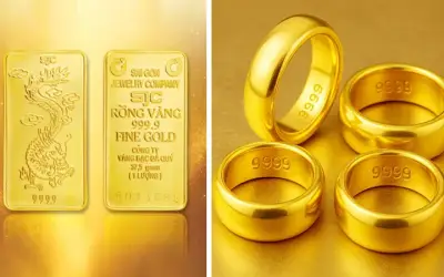 Giá vàng trong nước giảm mạnh 600 nghìn đồng/lượng, thị trường biến động phức tạp