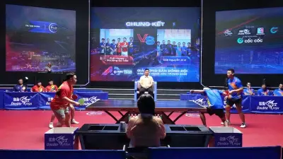 Giải bóng bàn đồng đội TPHCM 2026: Happy Gò Vấp vô địch