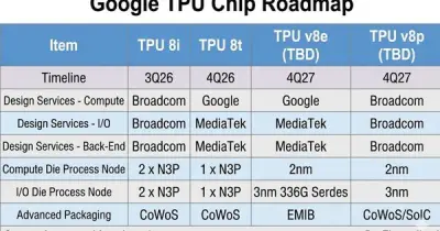Google bỏ TSMC, chọn Intel đóng gói chip AI TPUv8e thế hệ mới