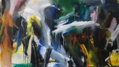 Họa sĩ Nguyễn Đức Quang khai mạc triển lãm 'Sắc màu phiêu lãng' tại Hà Nội