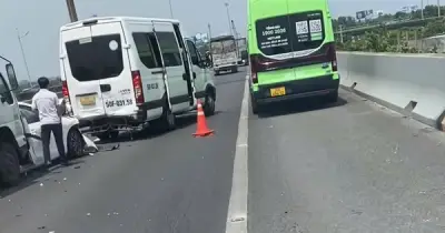 Hai vụ tai nạn liên hoàn gây ùn tắc nghiêm trọng trên cao tốc TP.HCM - Trung Lương