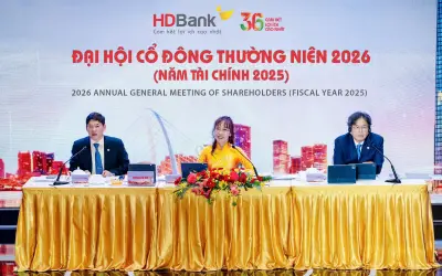 HDBank thông qua kế hoạch lợi nhuận 30.100 tỷ đồng năm 2026