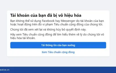Hàng Loạt Tài Khoản Facebook Bị Khóa Đột Ngột, Người Dùng Việt Hoang Mang