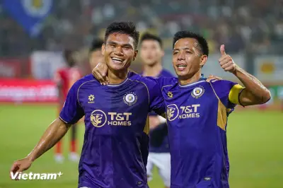 Hoàng Hến tiếp tục nổ súng, Hà Nội FC đại thắng Hồng Lĩnh Hà Tĩnh 3-0