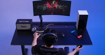 HyperWork ra mắt bàn nâng hạ Atlas Elite tích hợp RGB, giá 15,99 triệu đồng