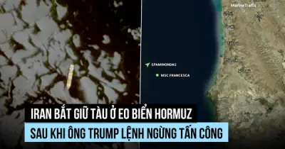 Iran bắt giữ hai tàu tại eo biển Hormuz giữa căng thẳng với Mỹ