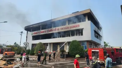 Lực lượng PCCC Hà Tĩnh khống chế thành công đám cháy nhà xưởng tại Hà Nội