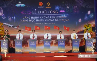 Lâm Đồng khởi công sân bay Phan Thiết, cảng hàng không dân dụng đầu tiên do tư nhân đầu tư