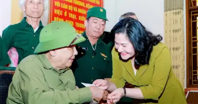 Lãnh đạo Đảng, Nhà nước thăm hỏi, tặng quà thương binh nhân dịp 27/7