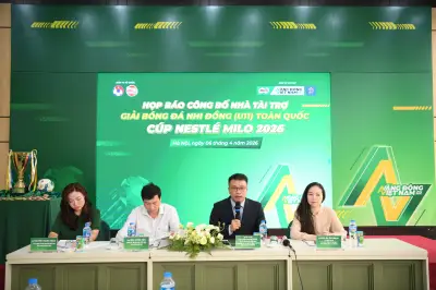 Nestlé MILO Truyền Cảm Hứng Năng Động Tại Giải Bóng Đá Nhi Đồng Toàn Quốc