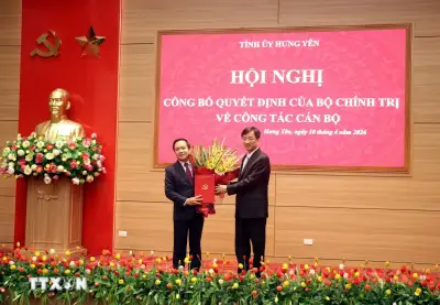 Đồng chí Phạm Quang Ngọc được chuẩn y giữ chức Bí thư Tỉnh ủy Hưng Yên