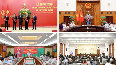 Đảng, Nhà nước trao huân chương cao quý cho lãnh đạo cấp cao