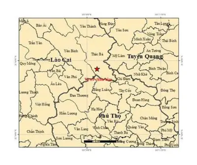 Động đất 3.0 độ rung nhẹ tại Lào Cai, người dân cảm nhận rung lắc nhưng không thiệt hại