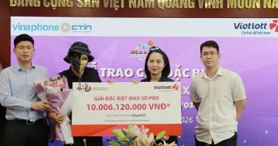 Người đàn ông Hưng Yên trúng 5 giải đặc biệt Vietlott, tổng thưởng 10 tỉ đồng