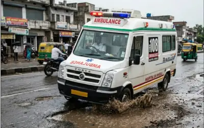 Người phụ nữ Ấn Độ tưởng chết não hồi sinh nhờ cú xóc xe cứu thương