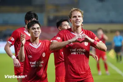Ngoại binh ghi bàn quyết định, Thể Công Viettel tiếp tục đua vô địch V-League