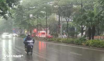 Ngày 17/4, Bắc Bộ chuyển mát, nhiều nơi mưa dông, đề phòng lốc sét, mưa đá