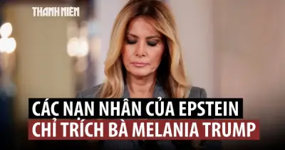 Nạn nhân của Epstein chỉ trích Đệ nhất phu nhân Melania Trump im lặng