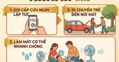 Não trẻ dễ tổnương vì nhiệt: Bác sĩ cảnh báo nguy cơ khi bỏ quên trong ô tô