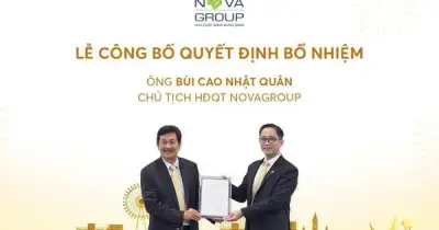 NovaGroup Bổ Nhiệm Ông Bùi Cao Nhật Quân Làm Chủ Tịch HĐQT Thay Ông Bùi Thành Nhơn