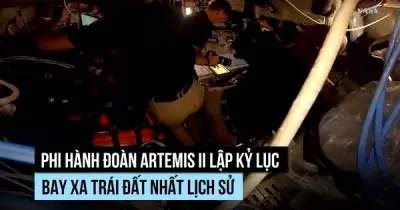 Phi hành đoàn Artemis II phá kỷ lục Apollo 13, hướng tới Mặt Trăng và Sao Hỏa
