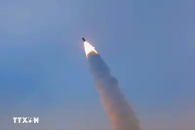 Quân đội Hàn Quốc phát hiện Triều Tiên phóng tên lửa đạn đạo chưa xác định